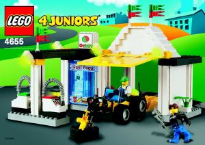 Bedienungsanleitung Lego set 4655 4Juniors Tankstelle