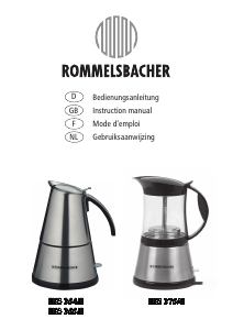 Handleiding Rommelsbacher EKO 364/E Espresso-apparaat