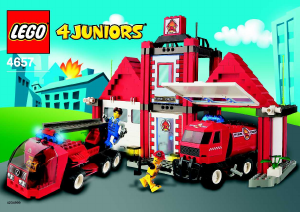 Mode d’emploi Lego set 4657 4Juniors Fire Squad HQ