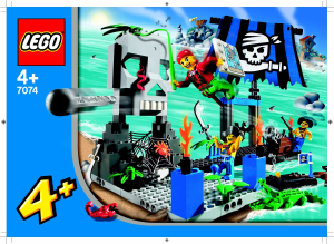 Bedienungsanleitung Lego set 7074 4Juniors Pirateninsel