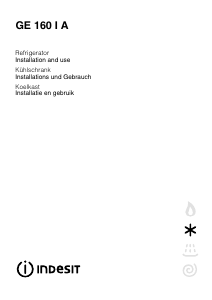 Bruksanvisning Indesit GE 160 I A Kylskåp