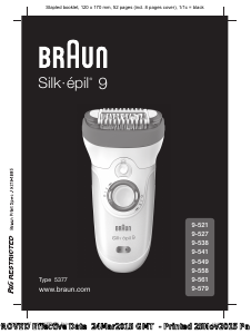 Handleiding Braun 9-521 Silk-epil 9 Epilator