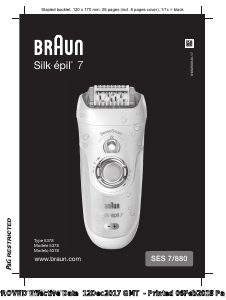 Manual de uso Braun SES 7/880 Silk-epil 7 Depiladora