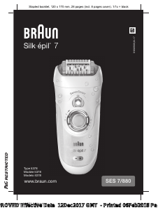 Handleiding Braun SES 7/880 Silk-epil 7 Epilator