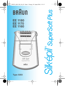 Handleiding Braun EE 1180 Silk-epil SuperSoft Plus Epilator