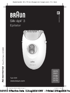 Brugsanvisning Braun 3321 Silk-epil 3 Epilator