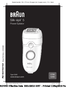 Руководство Braun 5780 Silk-epil 5 Эпилятор