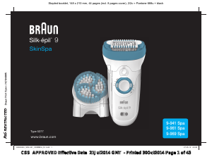 Priručnik Braun 9-941 Silk-epil 9 Epilator