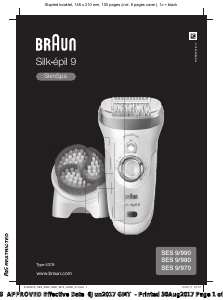 Руководство Braun SES 9/990 Silk-epil 9 Эпилятор