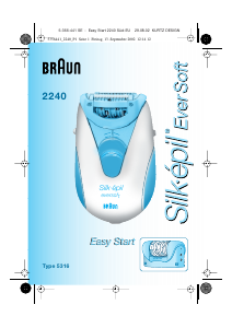 Manual Braun 2240 Silk-epil EverSoft Epilator