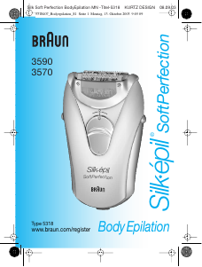 Handleiding Braun 3590 Silk-epil SoftPerfection Epilator