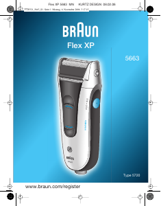 Handleiding Braun 5663 Flex XP Scheerapparaat