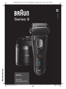 Bruksanvisning Braun 9250cc Barbermaskin