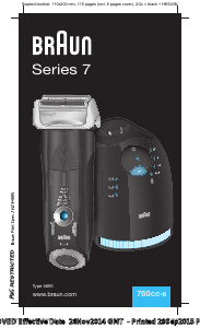 Bruksanvisning Braun 760cc-6 Barbermaskin