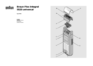 Handleiding Braun 5525 universal Scheerapparaat
