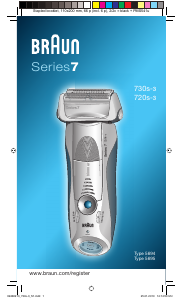 Bruksanvisning Braun 730s-3 Barbermaskin