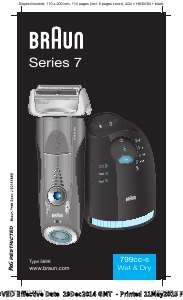 Manual Braun 799cc-6 Wet & Dry Shaver