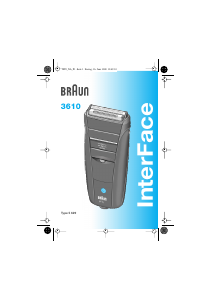 Manual de uso Braun 3610 InterFace Afeitadora