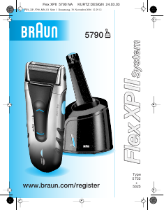 Handleiding Braun 5790 Flex XP II Scheerapparaat