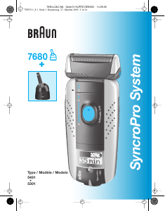 Handleiding Braun 7680 SyncroPro Scheerapparaat