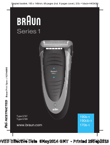 Brugsanvisning Braun 190cb-1 Barbermaskine