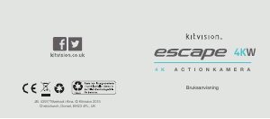 Bruksanvisning Kitvision Escape 4KW Actionkamera
