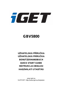 Handleiding iGet GBV5800 Mobiele telefoon