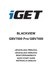 Handleiding iGet Blackview GBV7000 Mobiele telefoon