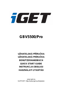 Használati útmutató iGet GBV5500 Pro Mobiltelefon