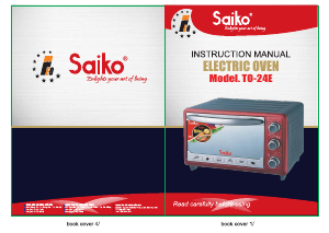 Manual Saiko TO-24E Oven