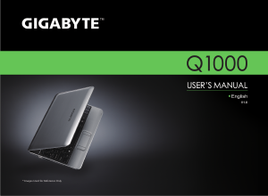 Bruksanvisning Gigabyte Q1000C Bärbar dator