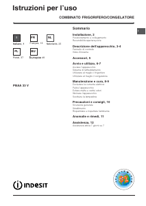 Instrukcja Indesit PBAA 33 V Lodówka