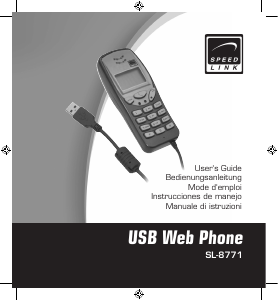 Manual Speedlink SL-8771 IP Phone