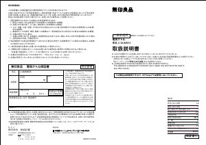 説明書 無印良品 U-MJMK05 ケトル