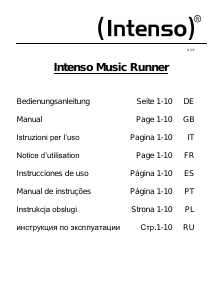 Bruksanvisning Intenso Music Runner Mp3 spelare