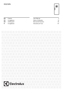 Bedienungsanleitung Electrolux SG232N Gefrierschrank