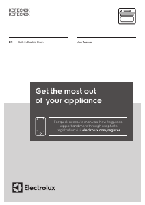 Manual Electrolux KDFEC40X Oven