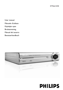 Bruksanvisning Philips DTR6610 Digitalmottagare