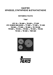 Εγχειρίδιο Teka TM 601 Εστία κουζίνας