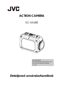 Bruksanvisning JVC GC-XA1BE Actionkamera