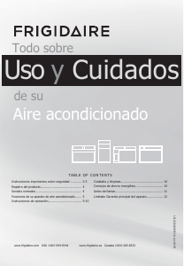 Manual de uso Frigidaire FFRS0822SE Aire acondicionado