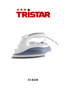 Mode d’emploi Tristar ST-8139 Fer à repasser