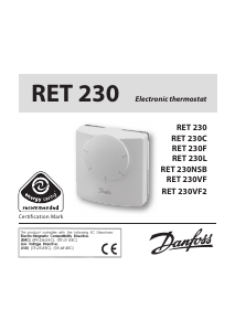 Bedienungsanleitung Danfoss RET 230L Thermostat