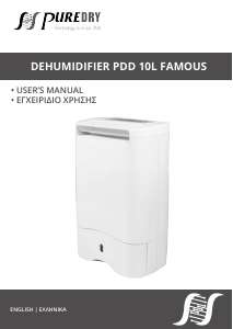 Bruksanvisning Puredry PDD 10L Famous Avfuktare