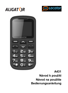 Návod Aligator A431 Mobilný telefón