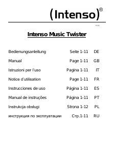 Manuale Intenso Twister Lettore Mp3