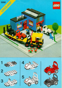 Manual Lego set 1966 Town Car repair shop