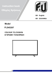 Handleiding F&U FLS43207 LED televisie