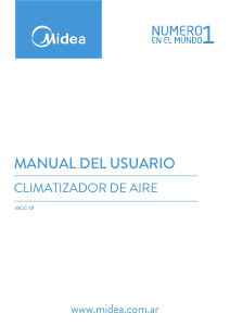Manual de uso Midea MCC-01 Aire acondicionado