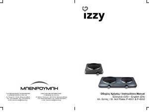 Manual Izzy P-4002 Hob
